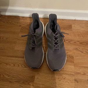Gray Men's Adidas Ultra Boost Athletic Shoe / Sneaker
